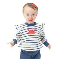 Sailor Sea Creatures Appliques - Ruffle Sweatshirt