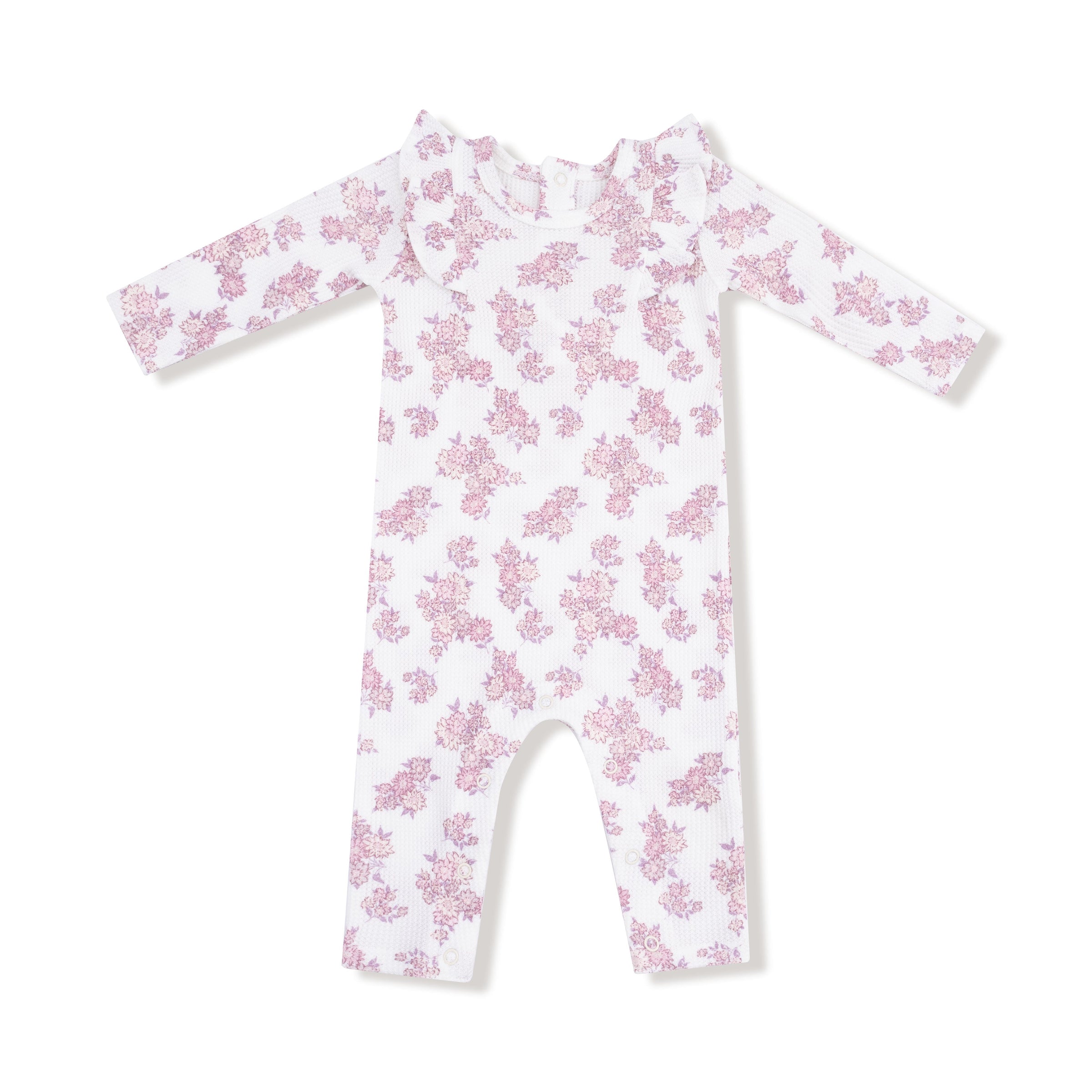 Countryside Coreopsis - Long Sleeve Ruffle Romper