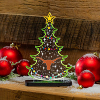University of Texas College Holiday Tree Desklite LED Decor