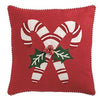 Whimsy Christmas Embroidered Pillow