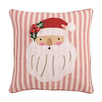 Whimsy Christmas Embroidered Pillow