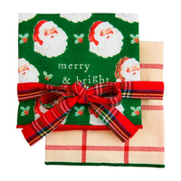 Santa Repeat Classic Christmas Towel Set
