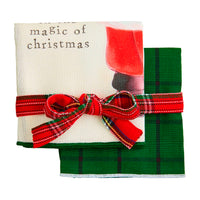 Standing Classic Christmas Towel Set