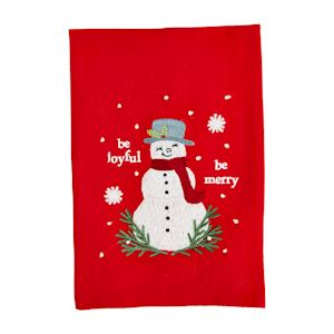 Christmas Embroidered Tea Towels