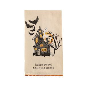 Haunted House Printed Towel