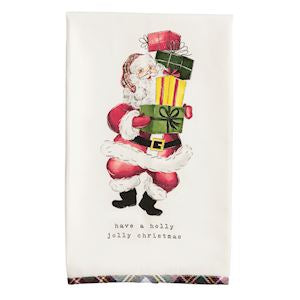 Christmas Holiday Print Tea Towels