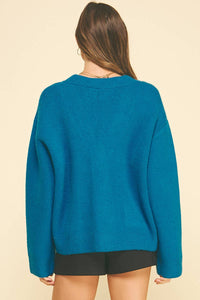 Abigail - V Neck Knit Cardigan