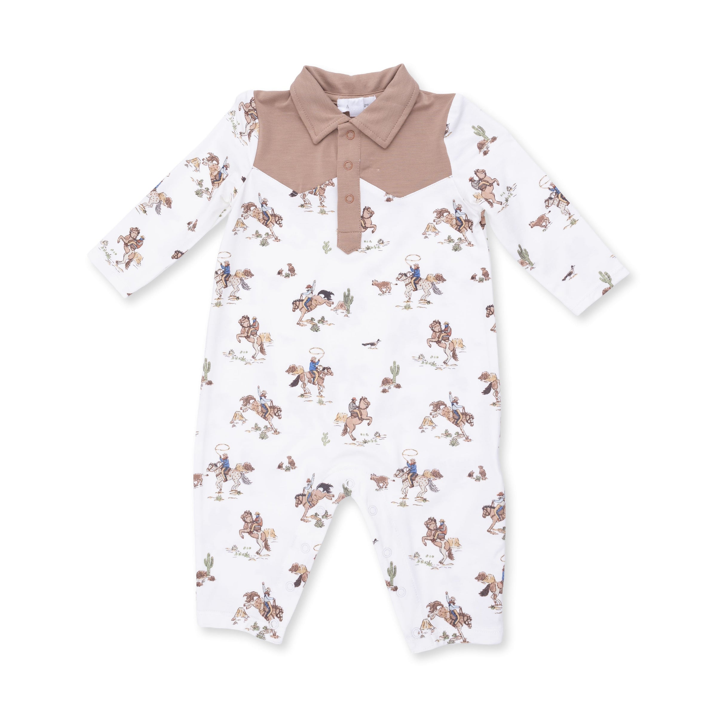 Horse Wrangler - Long Sleeve Cowboy Romper