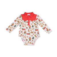Cowboy Christmas - Long Sleeve Cowboy Bodysuit