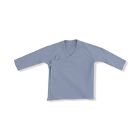 Blue Blizzard - 2 Piece Long Sleeve Kimono Footed Pant