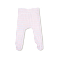 Multi Stripe - Pink - Kimono & Footed Pant