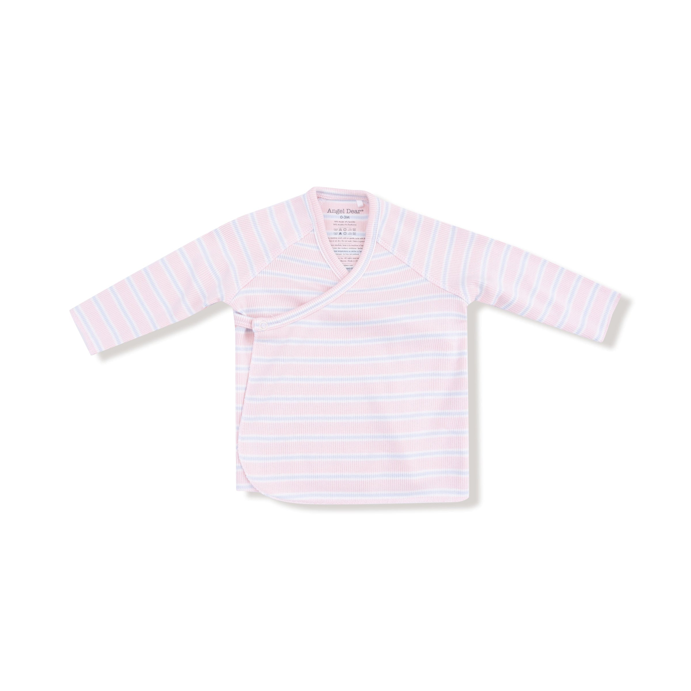 Multi Stripe - Pink - Kimono & Footed Pant