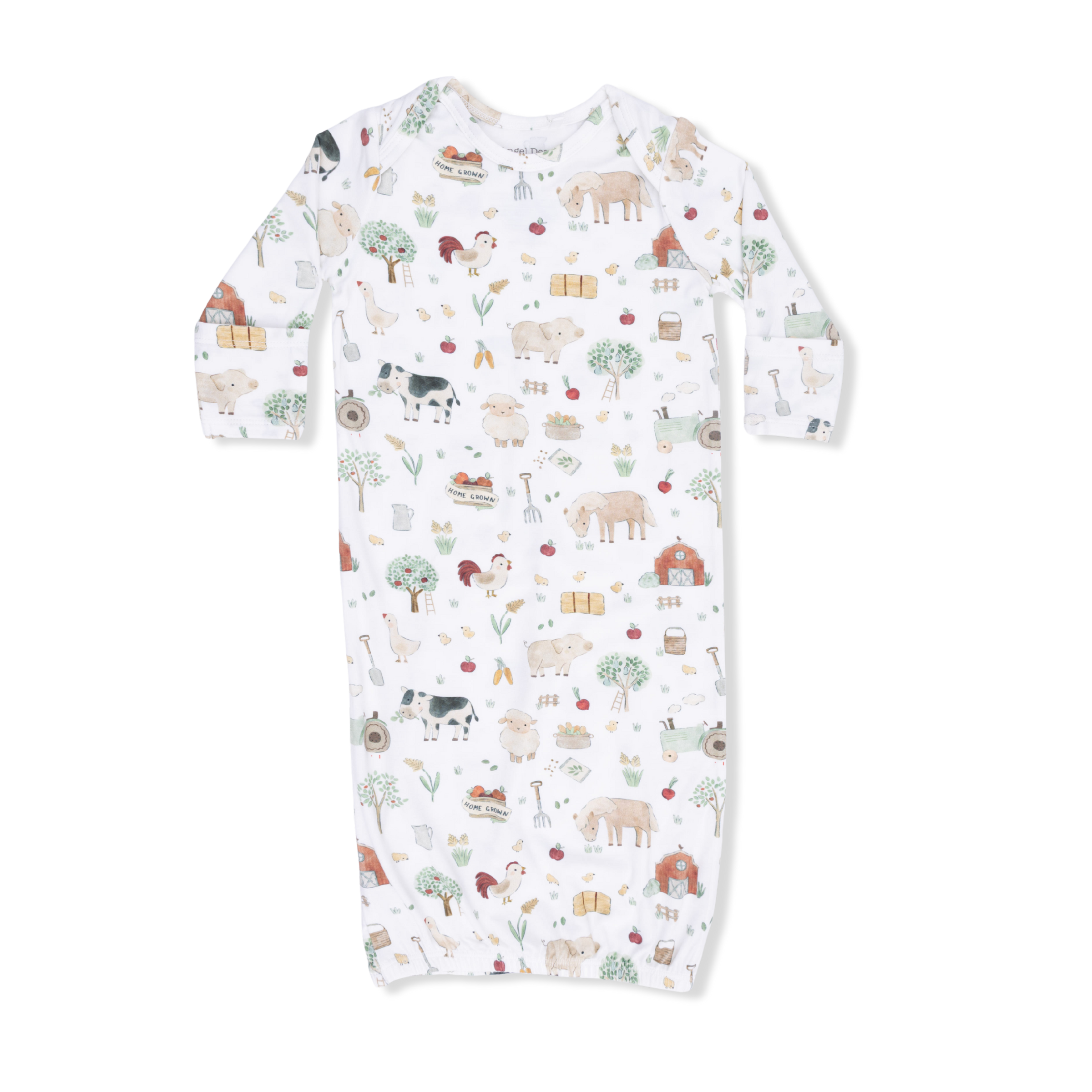 Cute Farm Animals Uni - Lap Shoulder Gown