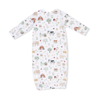 Cute Farm Animals Uni - Lap Shoulder Gown