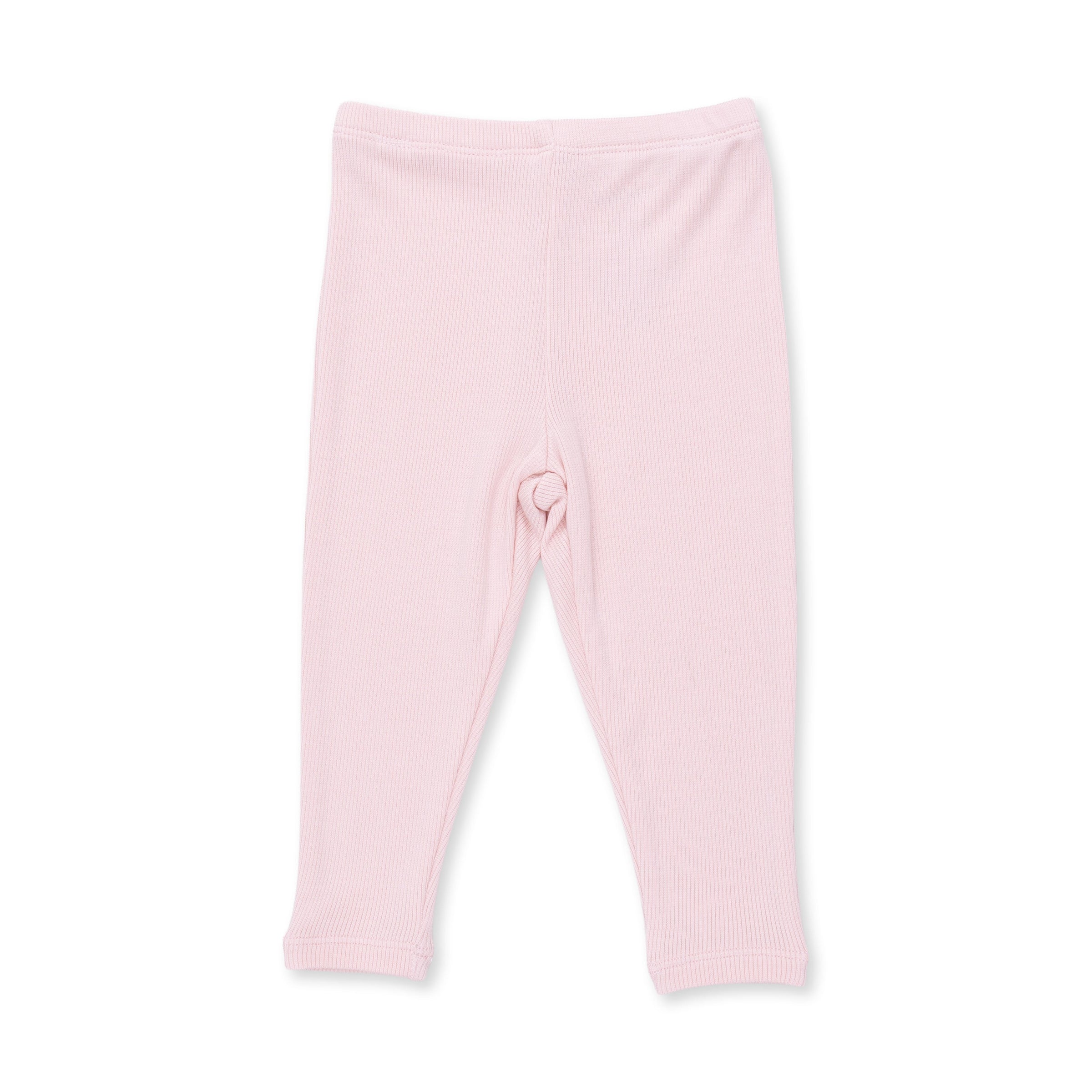 Solid Veiled Pink Rib - Legging
