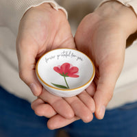 Forever Grateful Ring Holder - 2.5" Trinket Dish