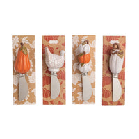 Gather Spreaders – Stainless Steel with Hand-Painted Ceramic Handle