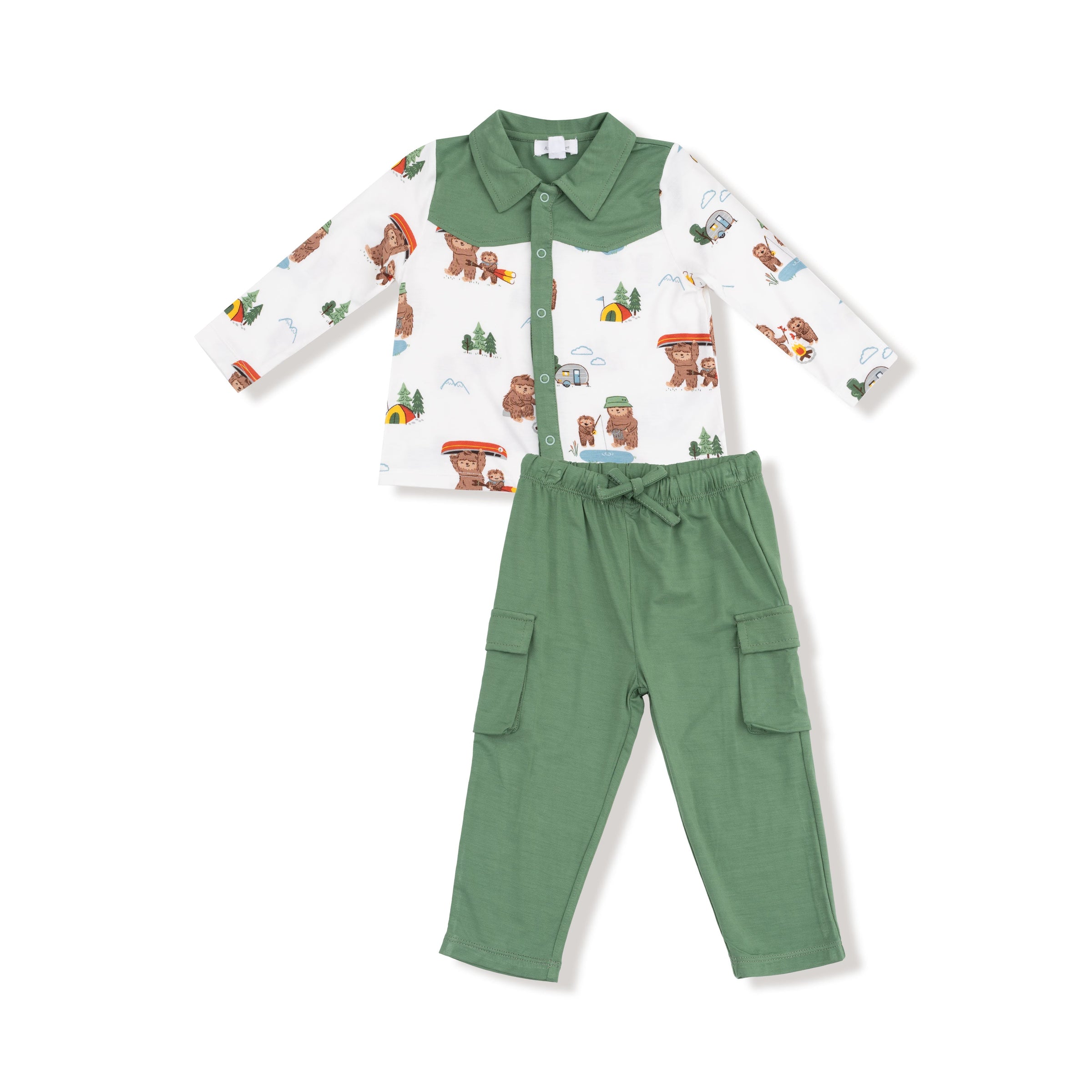 Bigfoot Camping - Cowboy Button Down and Pant