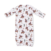 Buckaroo Western - Lap Shoulder Gown & Beanie Hat