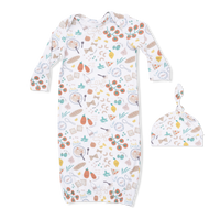 Pasta Lovers - Lap Shoulder Gown & Knotted Hat