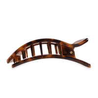 Tortoise | Large | Flat Rectangle Hair Clip