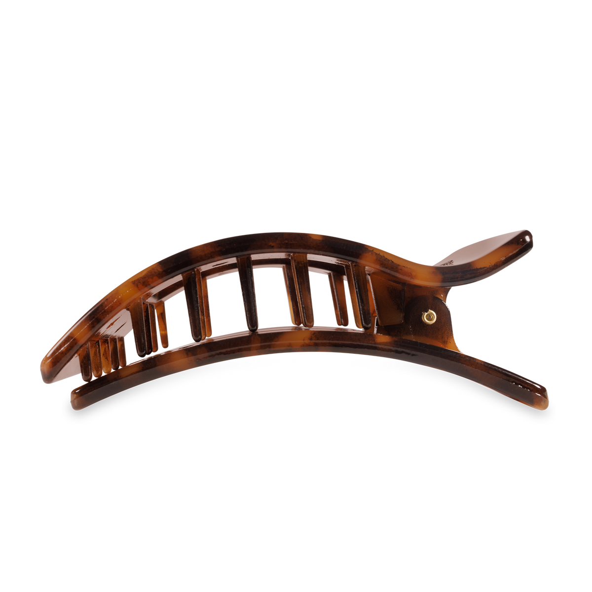 Tortoise | Large | Flat Rectangle Hair Clip