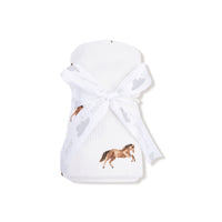 Mini Horses - Swaddle Blanket