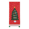 Christmas Wishes Tree Embellished Tea Towel