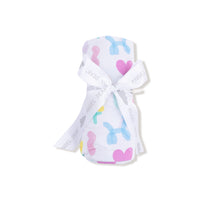Balloon Animals - Pink - Swaddle Blanket