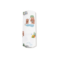 Bigfoot Camping - Swaddle Blanket