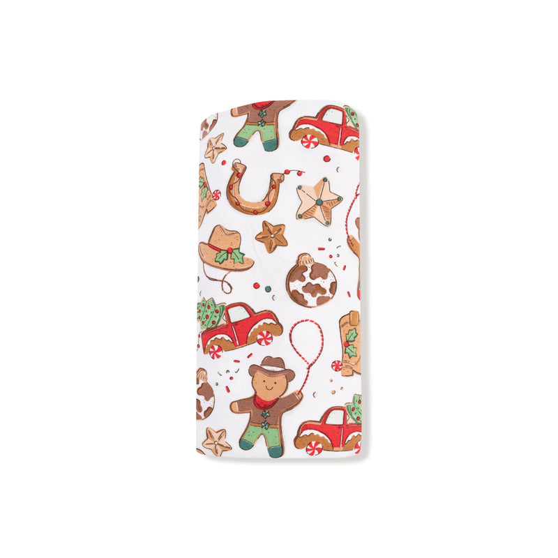 Cowboy Christmas - Swaddle Blanket
