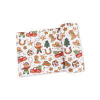 Cowboy Christmas - Swaddle Blanket