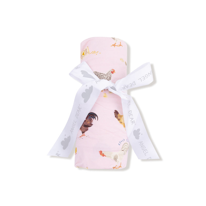 Collector Chickens - Pink - Swaddle Blanket