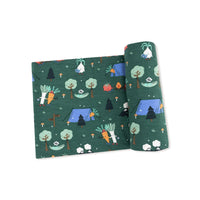Camping Veggies - Swaddle Blanket