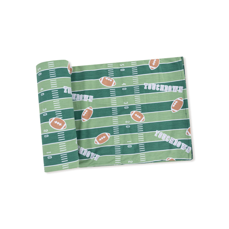 Football Field - Glow in the Dark - Swaddle Blanket