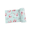 Golfing Santa and Elves - Swaddle Blanket