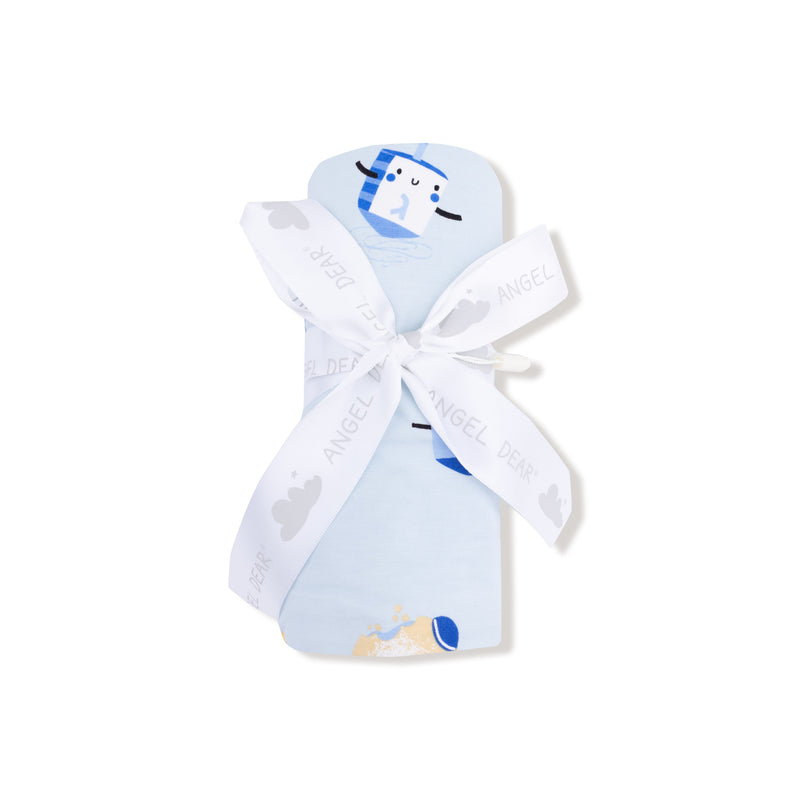 Hanukkah - Blue - Swaddle Blanket