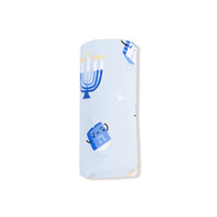 Hanukkah - Blue - Swaddle Blanket