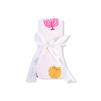 Hanukkah - Pink - Swaddle Blanket