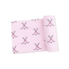 Hockey - Pink - Swaddle Blanket