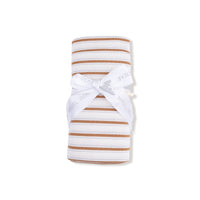 Vintage Stripe - Brown - Swaddle Blanket