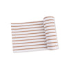 Vintage Stripe - Brown - Swaddle Blanket