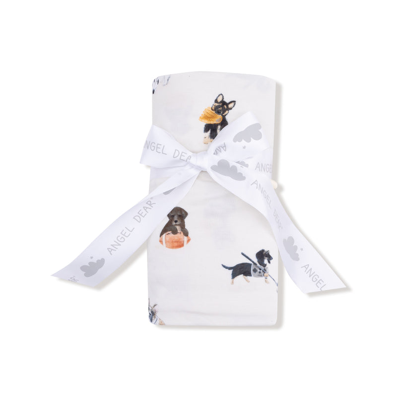 Sporty Puppies - Swaddle Blanket