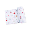 Santa Ski Friends - Swaddle Blanket