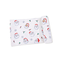 Vintage Santas - Swaddle Blanket