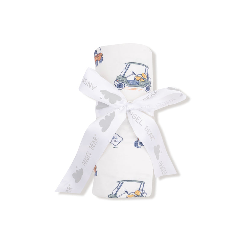 Zooming Golf Carts - Swaddle Blanket