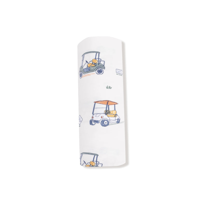 Zooming Golf Carts - Swaddle Blanket