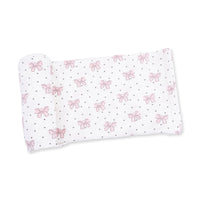 Bows and Hearts - Swaddle Blanket