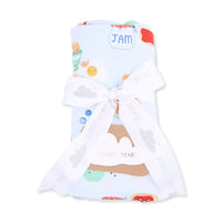Breakfast Club Blue - Swaddle Blanket