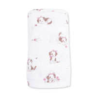 Explorer Puppy Pink - Swaddle Blanket